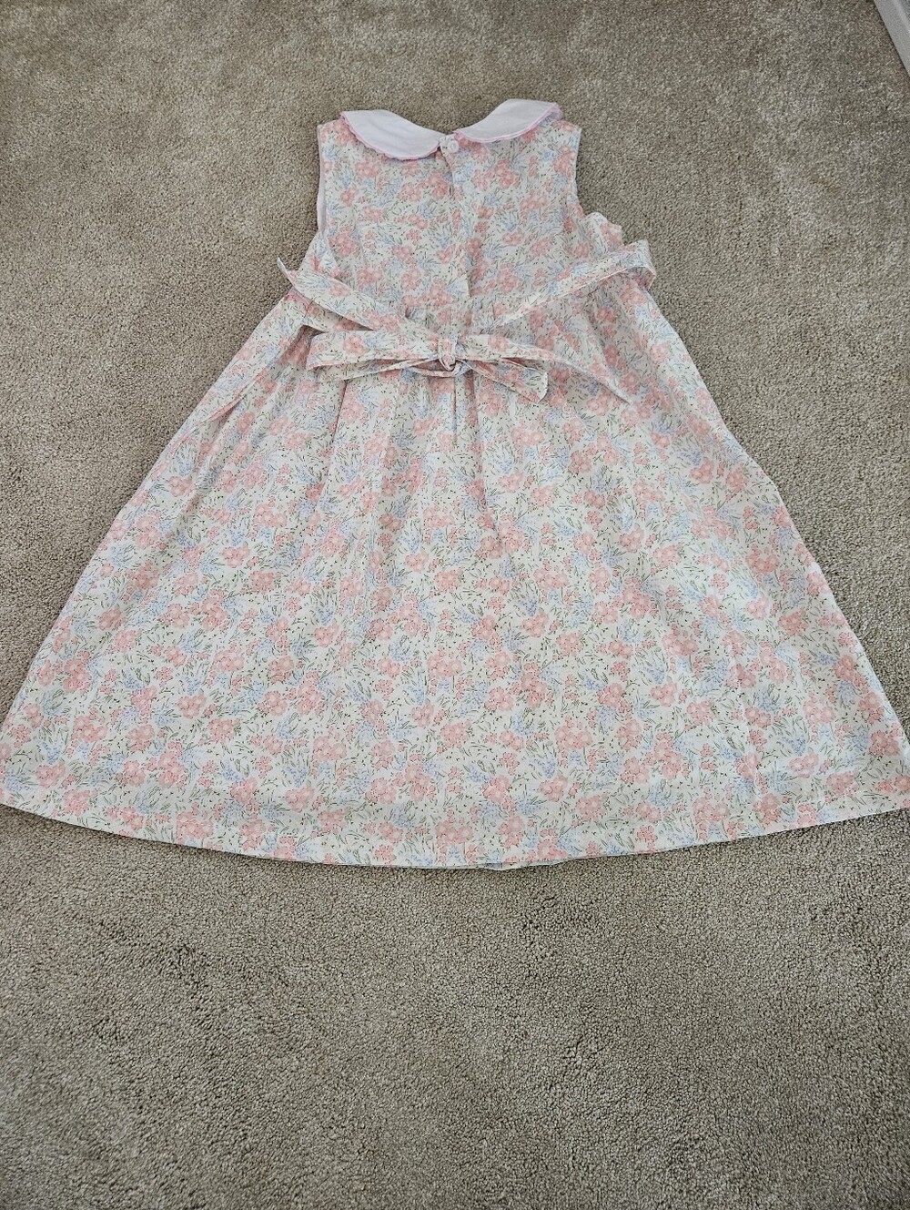 Classic Whimsy Sleeveless Floral Dress, Size 7 - Picture 2 of 2